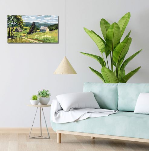 Obraz 60x30cm Bujna Wieś na Arena.pl