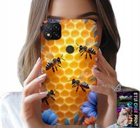 ETUI DO XIAOMI REDMI 9C - PSZCZOŁY UL PLASTER MIODU PLECKI CASE