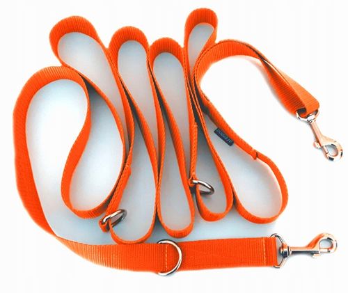 Smycz PRZEPINANA 3m szer 2cm KOLORY na Arena.pl