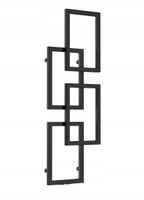 Grzejnik dekoracyjny MANTRA III 990x450 CZARNY MAT