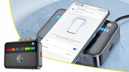ADAPTER TRANSMITER BLUETOOTH ODBIORNIK NADAJNIK BT 5.3 AUX RCA NFC na Arena.pl