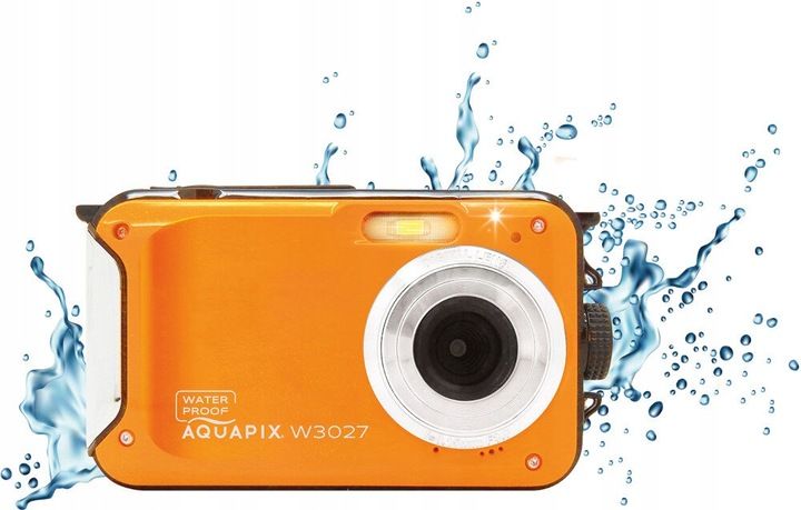 Aparat EASYPIX Aquapix W3027-O Wave Pomarańczowy zdjęcie 8