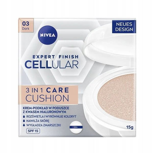 Nivea Krem-podkład w poduszce SPF15 03 Dark, 15ml zdjęcie 1