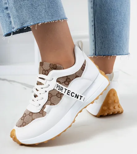 Białe sneakersy damskie Bommel 40 na Arena.pl