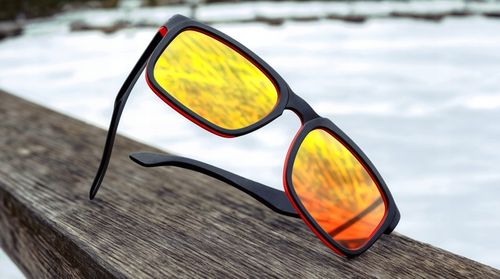 OKULARY PRZECIWSŁONECZNE Lustrzanki Polaryzacyjne Pomarańczowe + Etui UV400 na Arena.pl