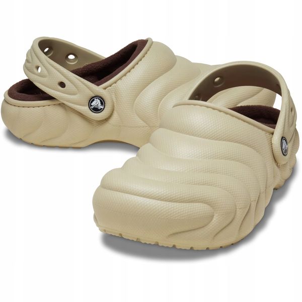 Crocs Damskie Ocieplane Buty Chodaki Classic Lined Overpuff Clog 41-42 zdjęcie 1