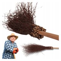 MIOTŁA BRZOZOWA NA KIJU DRAPAGA ZAMIATACZ Z GAŁĘZI BRZOZOWYCH MOCNA