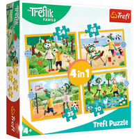 PUZZLE 4W1 TREFLIKI NA WAKACJACH 34623