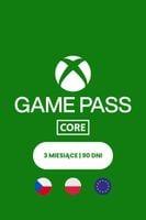 Xbox Game Pass Core Live Essentials 3 miesiące BEZ VPN - KOD AUTOMAT 24/7