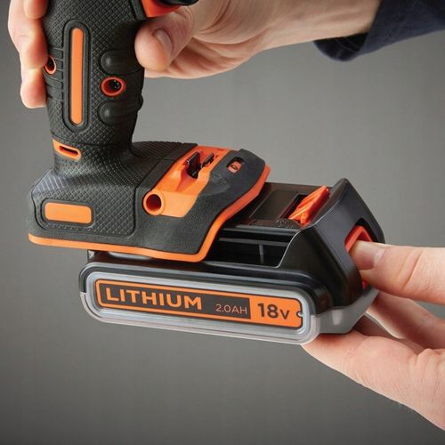 Black Decker Wiertarko wkrętarka udarowa 18V BDCHD18K1B2 2x 2,0Ah 40Nm na Arena.pl