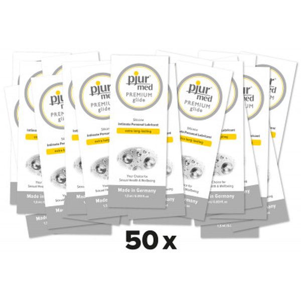 Żel-Pjur Med Premium Glide 1,5Ml.-Siliconebased Lubricant - 50 Sztuk zdjęcie 1