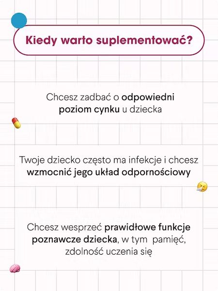 HEALTH LABS MyKids Zink żelki zdjęcie 6