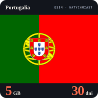 Karta eSIM Internet Portugalia 5 GB na 30 dni - bez rejestracji