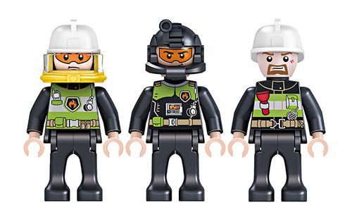 Klocki Cogo Straż Pożarna Pożar na Budowie 613 el na Arena.pl