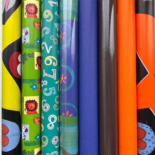 Zestaw do pakowania prezentów papier i ozdoby ZST39 8szt i dodatki na Arena.pl