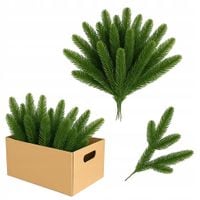 gałązki świerkowe pe 26cm 60szt dekoracyjnych do stroików girland i wieńców