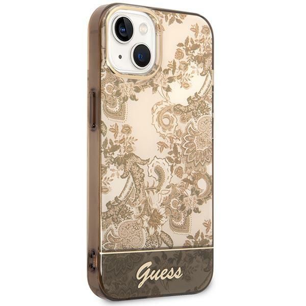 Etui Guess do iPhone 15 Plus, iPhone 14 Plus, Brązowy zdjęcie 4