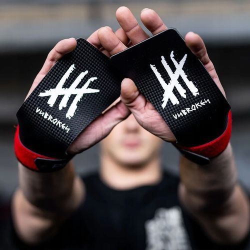 Skórki gimnastyczne CROSSFIT Picsil x Unbroken No Holes Grips rozmiar G+ na Arena.pl