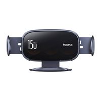 Uchwyt Samochodowy Baseus LightChaser Ładowarka Indukcyjna Czarny
