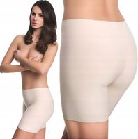 GŁADKIE BEZSZWOWE ULTRACIENKIE BERMUDY SPODENKI MAJTKI DAMSKIE POD SUKIENKĘ