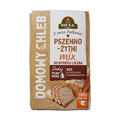 PZZ Mieszanka do wypieku chleba Mix pszenno-żytni 500 g na Arena.pl