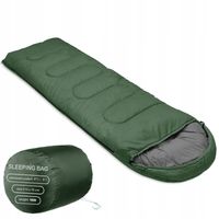 ŚPIWÓR TURYSTYCZNY 1,6KG TYPU MUMIA KOŁDRA Z KAPTUREM POKROWIEC CIEPŁY