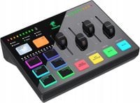 TONOR TX310 Interfejs audio mikser XLR 6,35 mm RGB streaming podcast gry