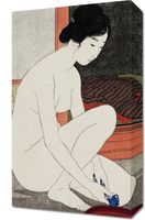 Obraz 30x50cm Yokugo No Onna, Hashiguchi Japoński Vintage