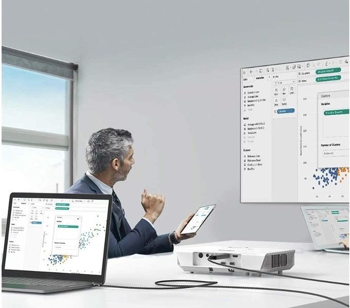 Przejściówka USB-C HDMI 4K 60Hz Thunderbolt 3 2m zdjęcie 16