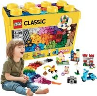 ZESTAW XXL KREATYWNE KLOCKI LEGO CLASSIC DUŻE PUDEŁKO PREZENT DLA 4,5 LATKA
