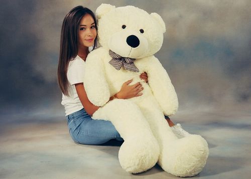 DUŻY PLUSZOWY MIŚ PLUSZAK GIGANT 180CM SUPER MIŚ na Arena.pl