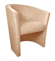 Fotel CLUB Mikrofaza 1 jasny beż