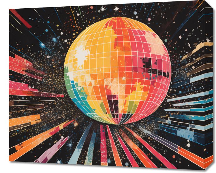 Obraz 60x50cm Disco Gra! zdjęcie 1