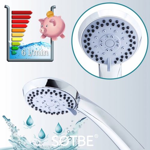 Słuchawka 5 funkcji do wanny prysznica delikatna SOTBE TVA LARK-SOHE-2 na Arena.pl