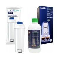 AquaFloow filtr wody do ekspresu Delonghi + odkamieniacz Delonghi 0,5l