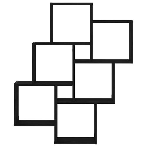 Półka ścienna z półką Czarny dąb 78 x 15 x 92 cm na Arena.pl