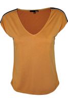 Etam Spiżowa Bluzka z Modalu z Kamieniami na Ramionach - 34 / XS