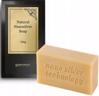 Szare mydło z NanoSrebrem Antybakteryjne Naturalne 100g Nanosilver Raypath