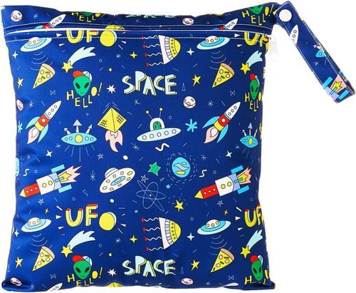 Zestaw 3 Wodoodporne Torby na Pieluchy Kosmos Dinozaury 28x30 i 14x18 cm na Arena.pl