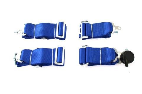Pasy sportowe 4p 3" Blue - Quick na Arena.pl