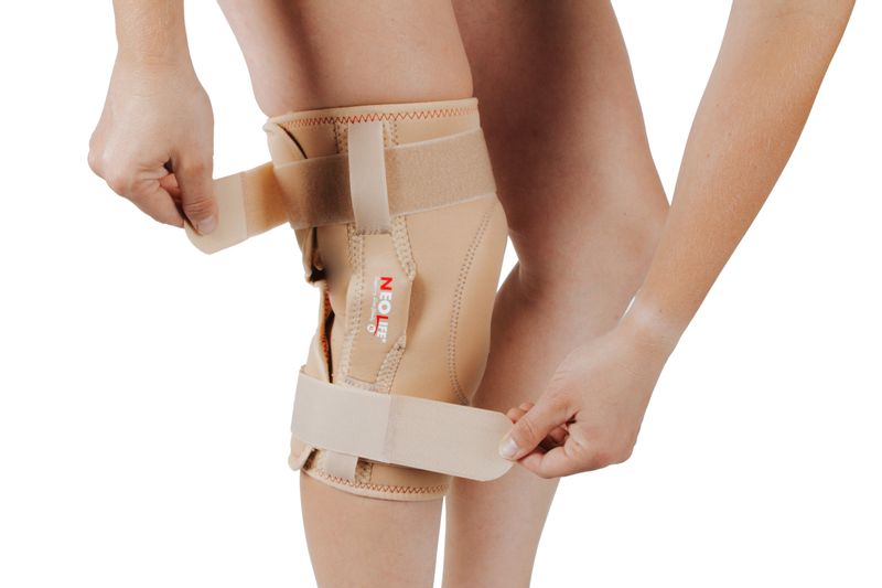 ORTEZA KOLANA STABILIZATOR WSPRACIE KOLAN SZYNY XL zdjęcie 1