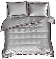 Pościel Z Haftem 200X220 Soft Jasnoszara 2602