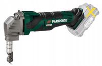 Nożyce akumulatorowe skokowe do cięcia blachy 20V PARKSIDE walizka