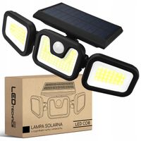 Naświetlacz solarny LED czujnik ruchu zmierzchu PIR Lampa zewnętrzna