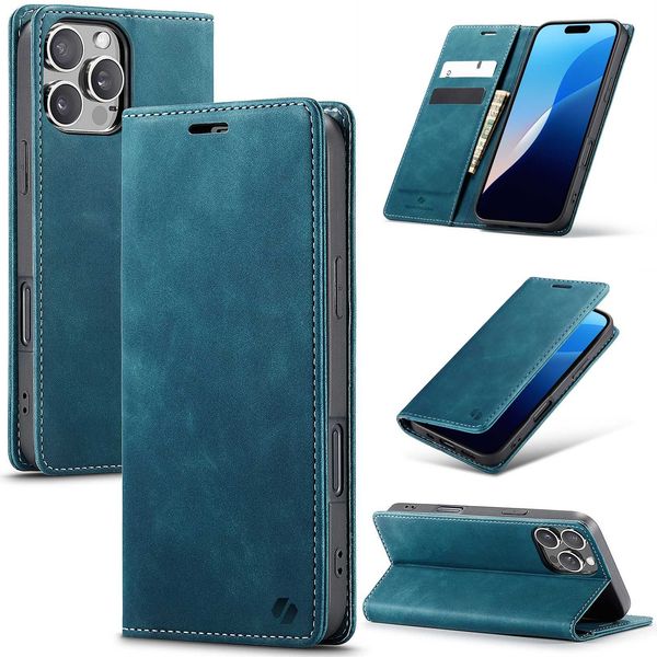 Spacecase Wallet Iphone 16 Pro Blue zdjęcie 7