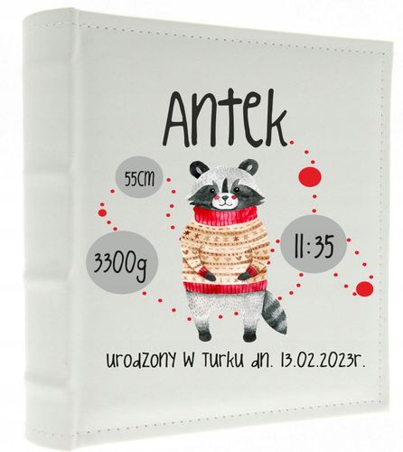 DUŻY ALBUM NA ZDJĘCIA Z NADRUKIEM dla dziecka na Arena.pl