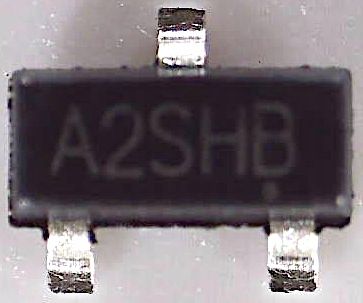 A2SHB SI2302 SOT23 tranzystor MOSFET zdjęcie 2