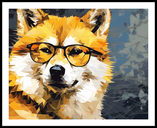 Plakat 76x60,5cm Intelektualny Psiak na Arena.pl