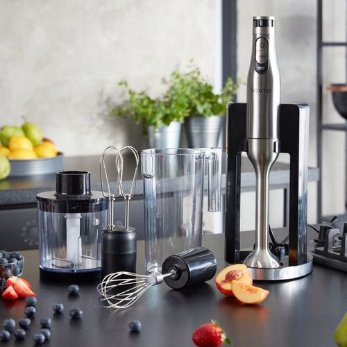 BLENDER RĘCZNY mikser wielofunkcyjny MOCNY malakser TYTANOWE OSTRZA na Arena.pl