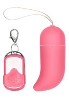 wireless vibrating g-spot egg - big - pink